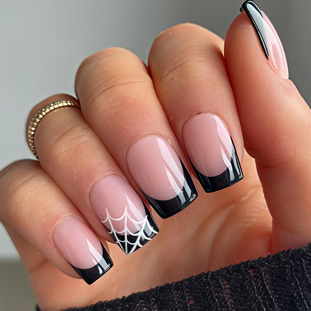 Nail Art Y2K - 24 Adet Cadılar Bayramı Takma Tırnak