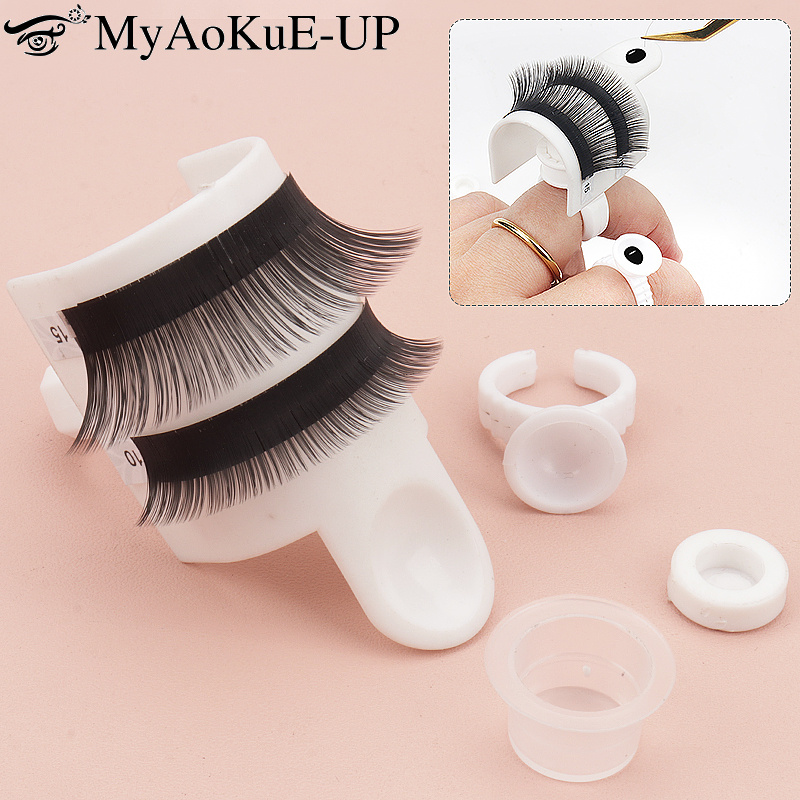 Nail Art Ombre - 5 adet/takım kirpik Splitter Nail Art