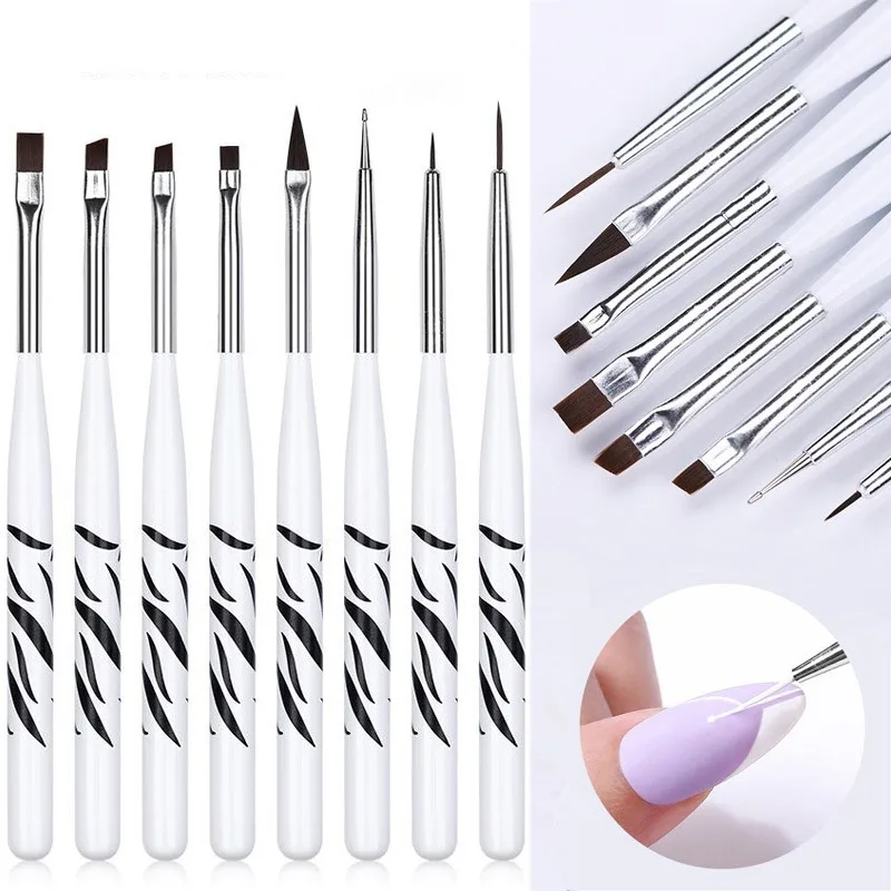 Nail Art Ombre - Tırnak Sanatı Fırçası Ombre Fırçaları UV
