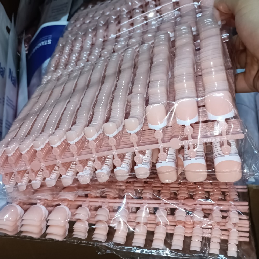 Nail Art Ombre - 120 adet Kare Ayak Tırnağı İpuçları