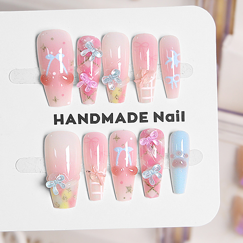 Nail Art French - 10 adet fransız tatlı serin hafif