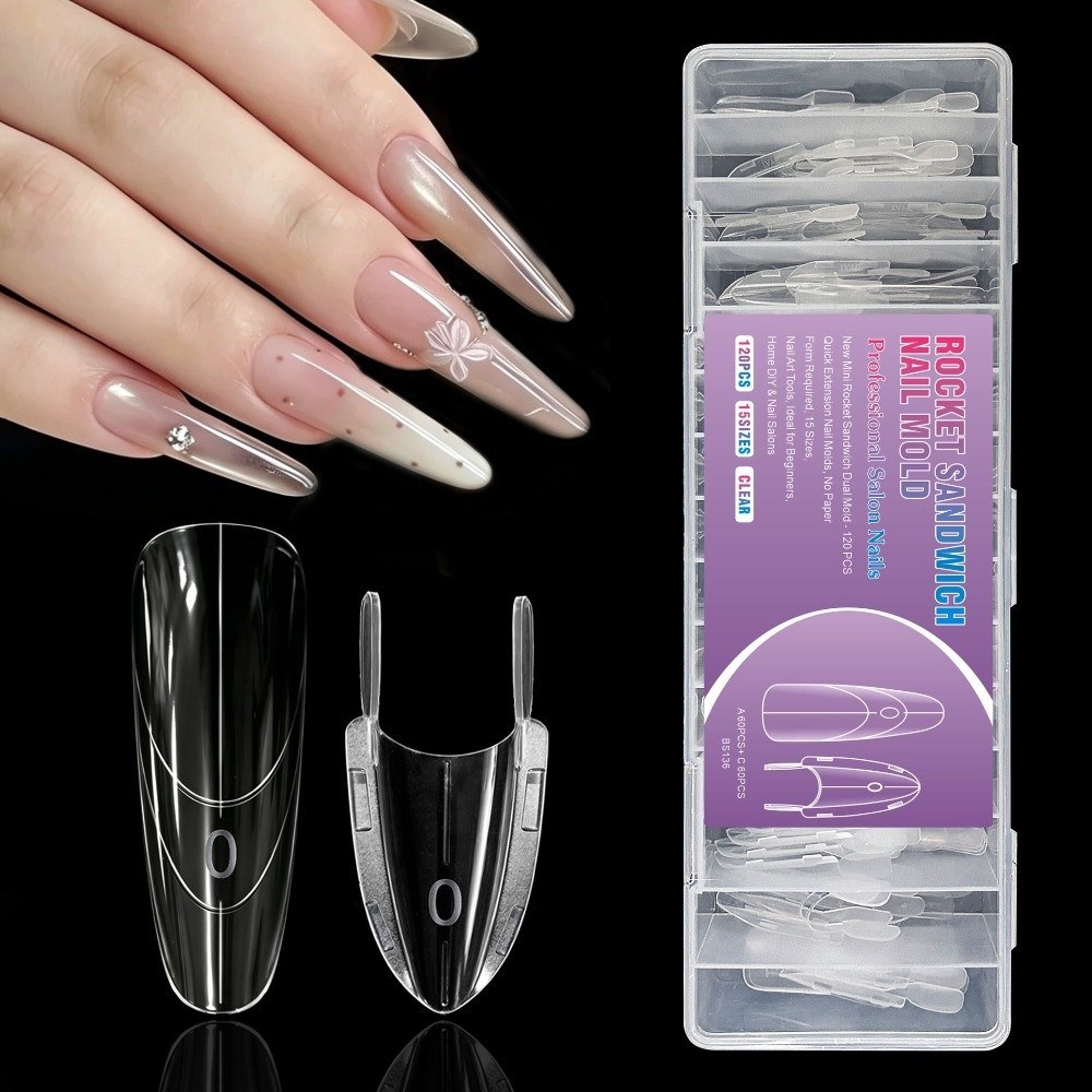Nail Art Y2K - 120 adet Roket Şeklinde Çift Taraflı
