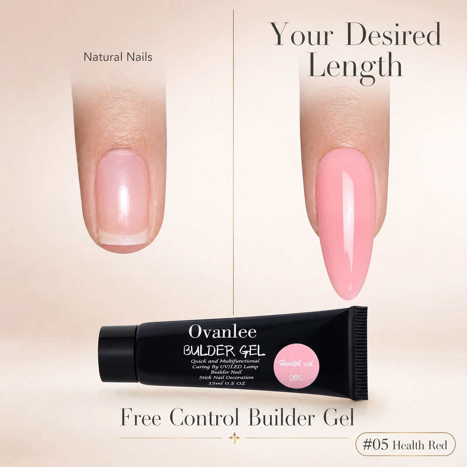 Polygel Nail Kit - Ovanlee 12 Renkli Polijel Tırnak Kiti