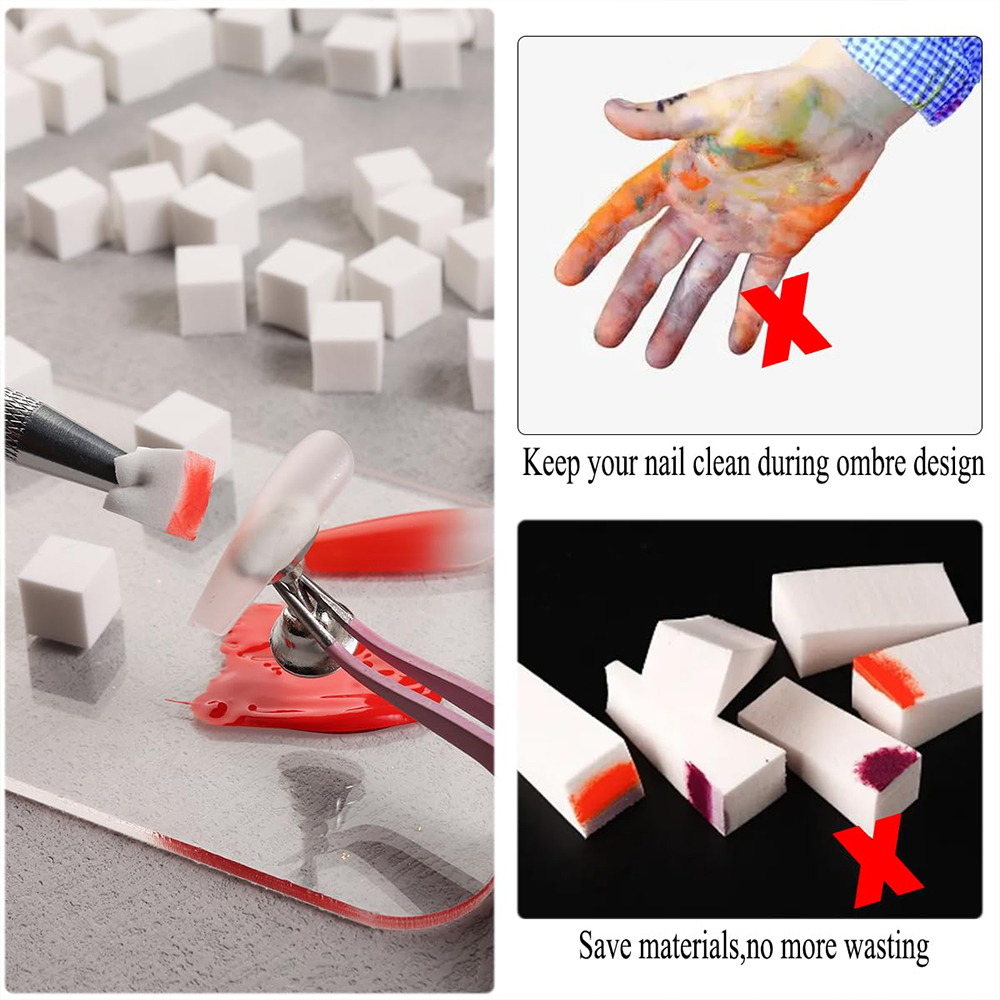 LULAA Nail Art Sünger DIY Degr - Nail Art One Piece incelemesi ve fiyatı