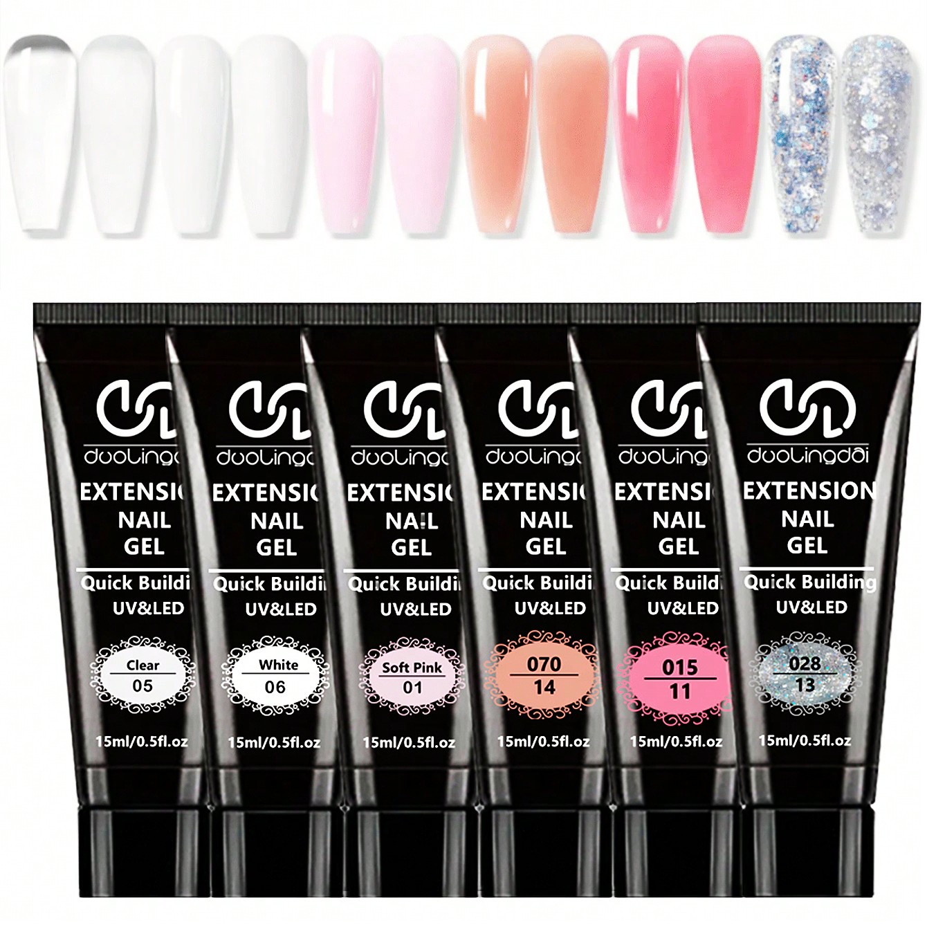 6 Renkli Poli Ekstensiyon Jel  - Polygel Nail Kit incelemesi ve fiyatı