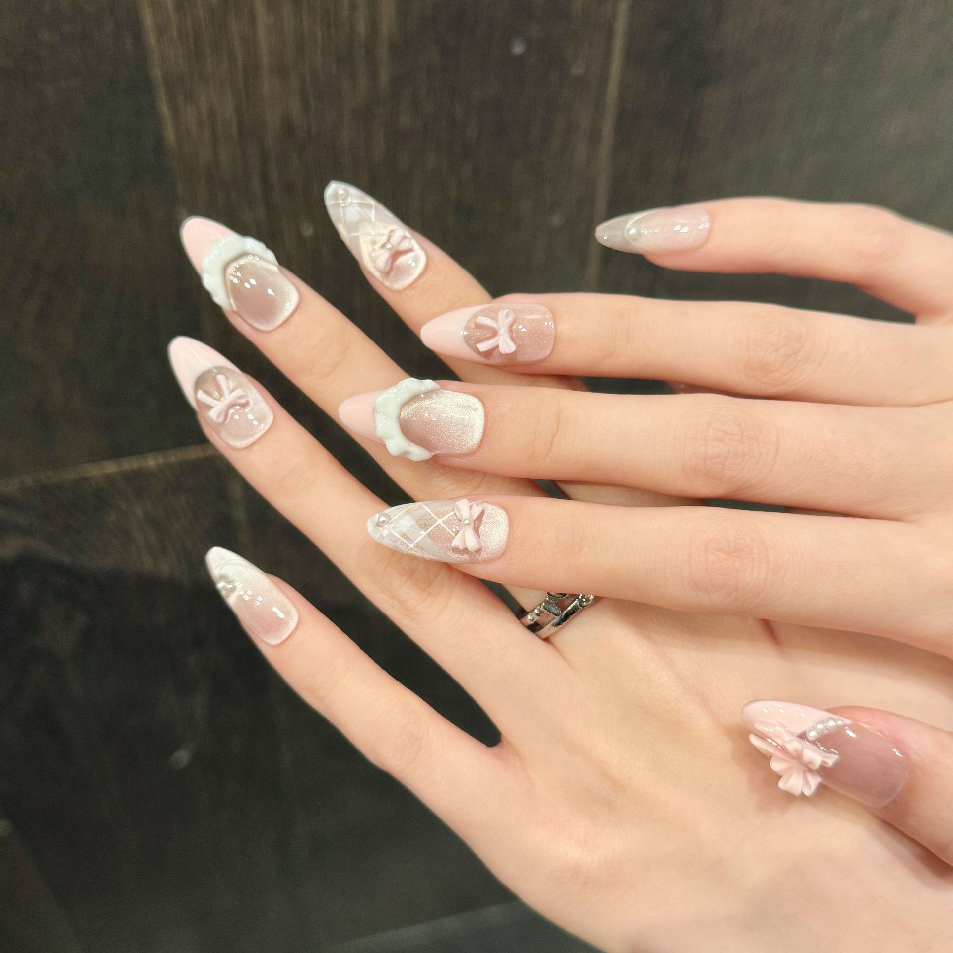 10 adet El Yapımı Çivi üzerind - Nail Art Y2K incelemesi ve fiyatı