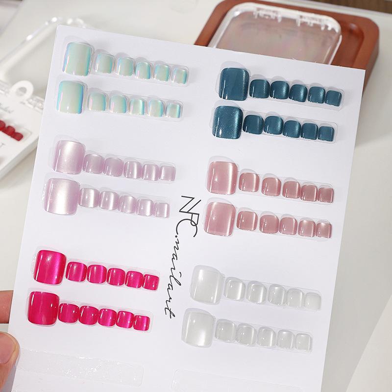 Yeni 10 Adet/Kutu Fransız Takm - Nail Art Extension Cat Eye incelemesi ve fiyatı