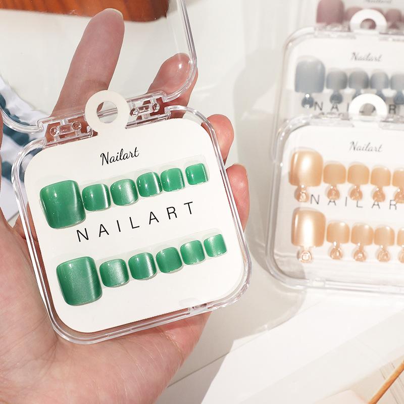 Yeni 10 Adet/Kutu Fransız Takm - Nail Art Extension Cat Eye incelemesi ve fiyatı