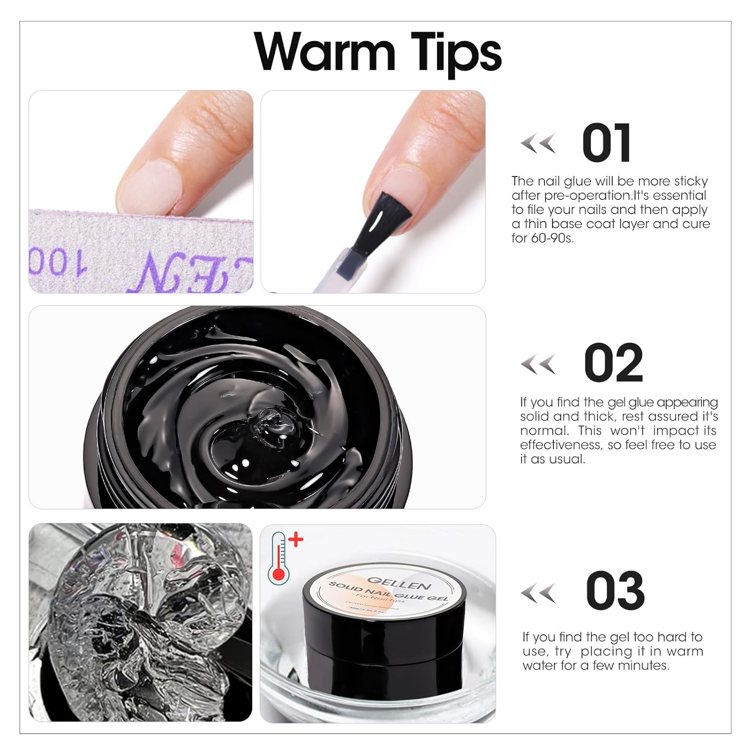 GELLEN Tırnak Katı Yapıştırıcı - Nail Art Ombre incelemesi ve fiyatı