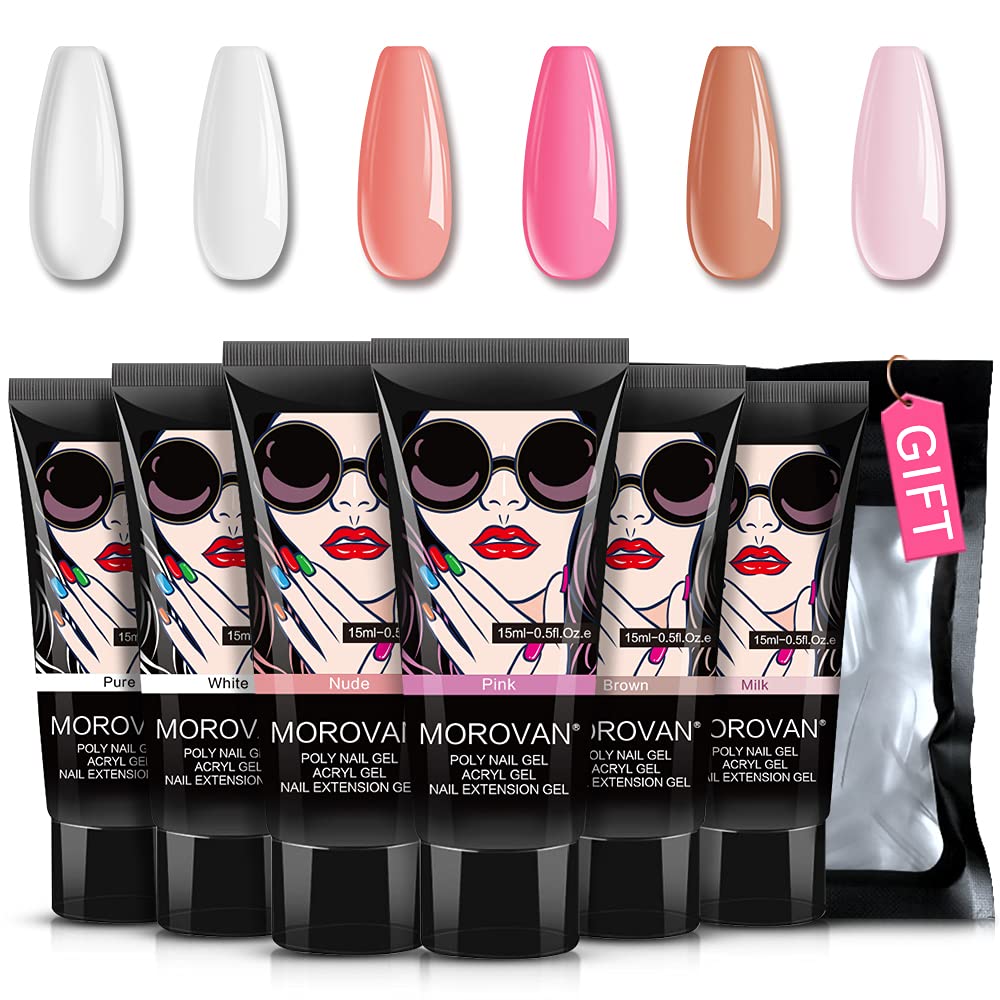Poli tırnak jeli kiti-6 renk 0 - Polygel Nail Kit incelemesi ve fiyatı