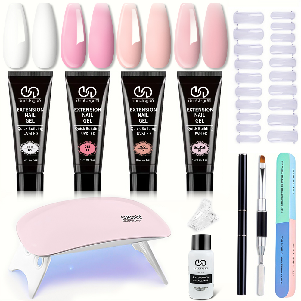 4 Renkli Poli Jel Tırnak Uzatm - Polygel Nail Kit incelemesi ve fiyatı