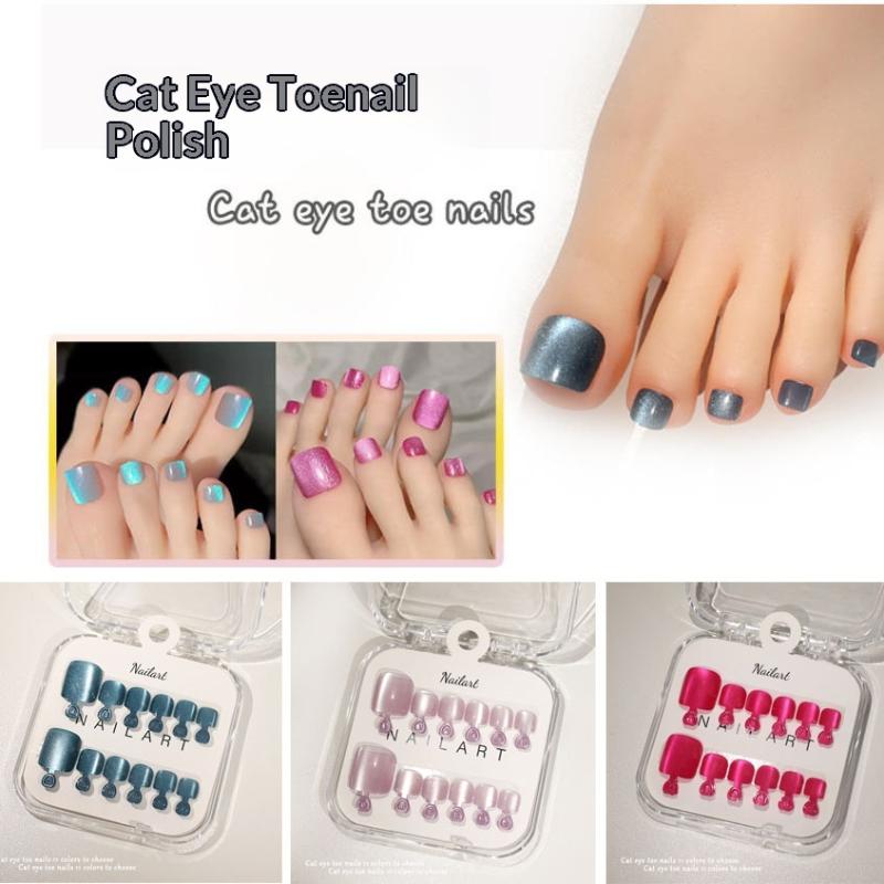 1 kutu Fransız takma tırnak pa - Nail Art Extension Cat Eye incelemesi ve fiyatı
