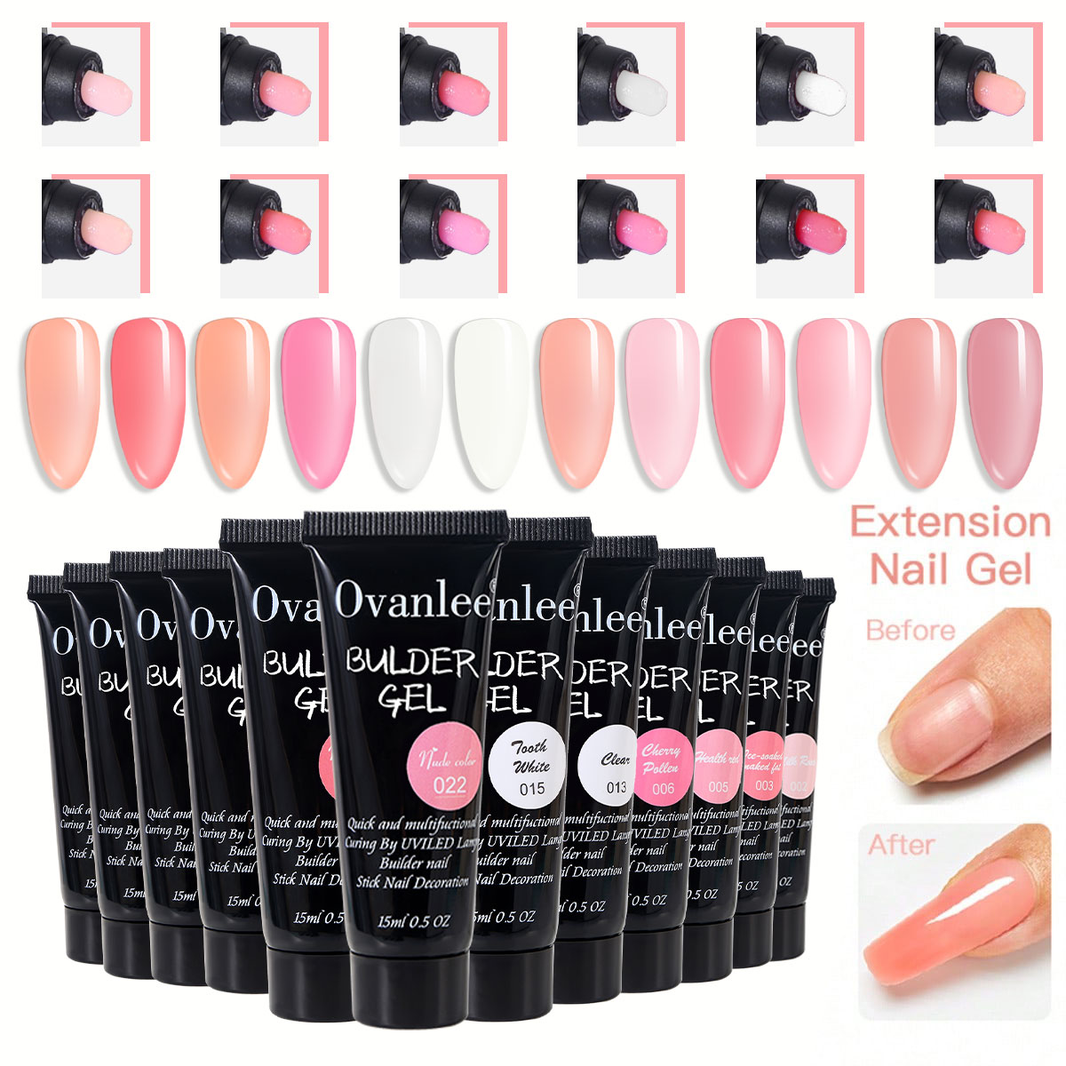 Ovanlee 18 Parçalı Tırnak Yapı - Polygel Nail Kit incelemesi ve fiyatı