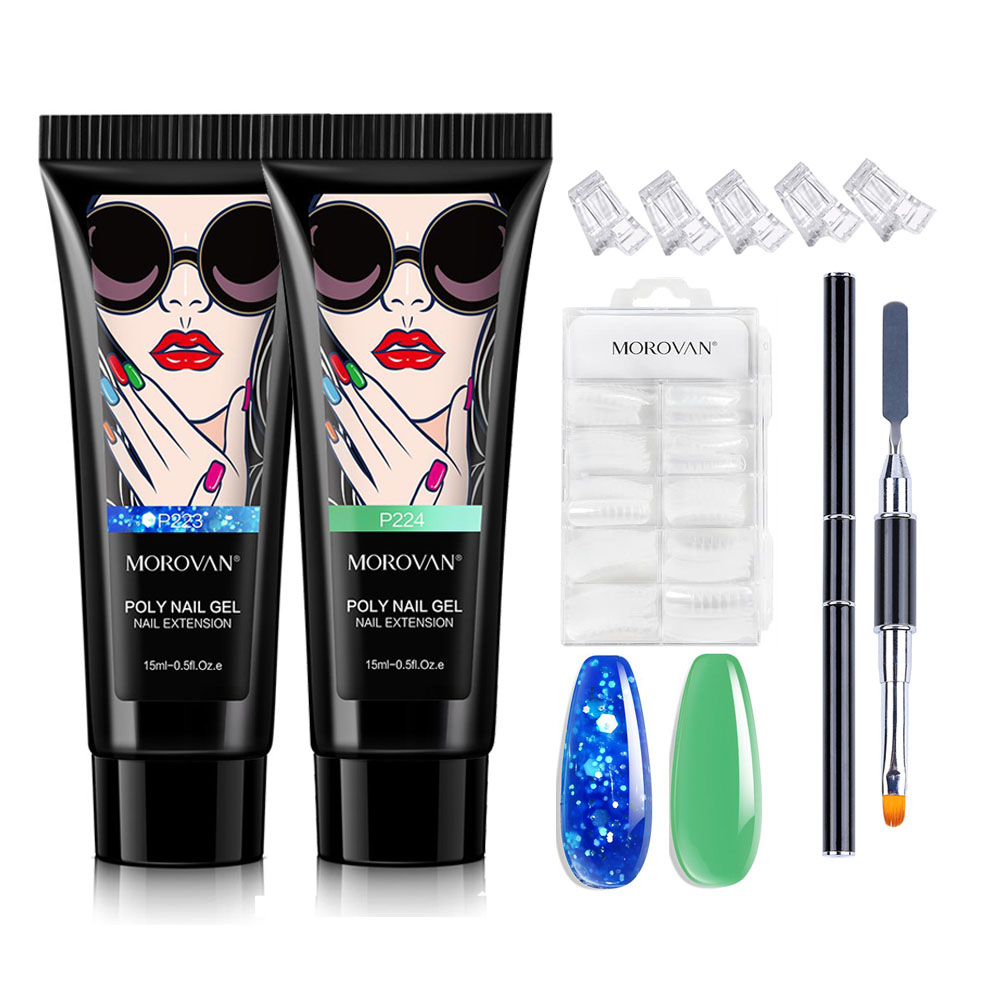 Poli tırnak jeli kiti-15ml jel - Polygel Nail Kit incelemesi ve fiyatı