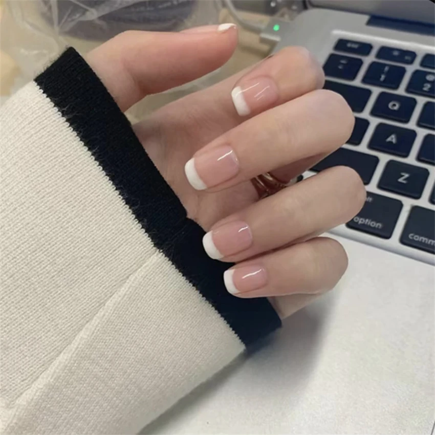 24 adet/takım Kısa Fransız Min - Nail Art French incelemesi ve fiyatı