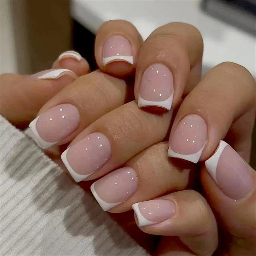 24 adet/takım Kısa Fransız Min - Nail Art French incelemesi ve fiyatı