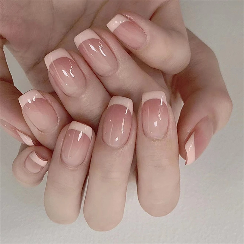 24 adet/takım Kısa Fransız Min - Nail Art French incelemesi ve fiyatı