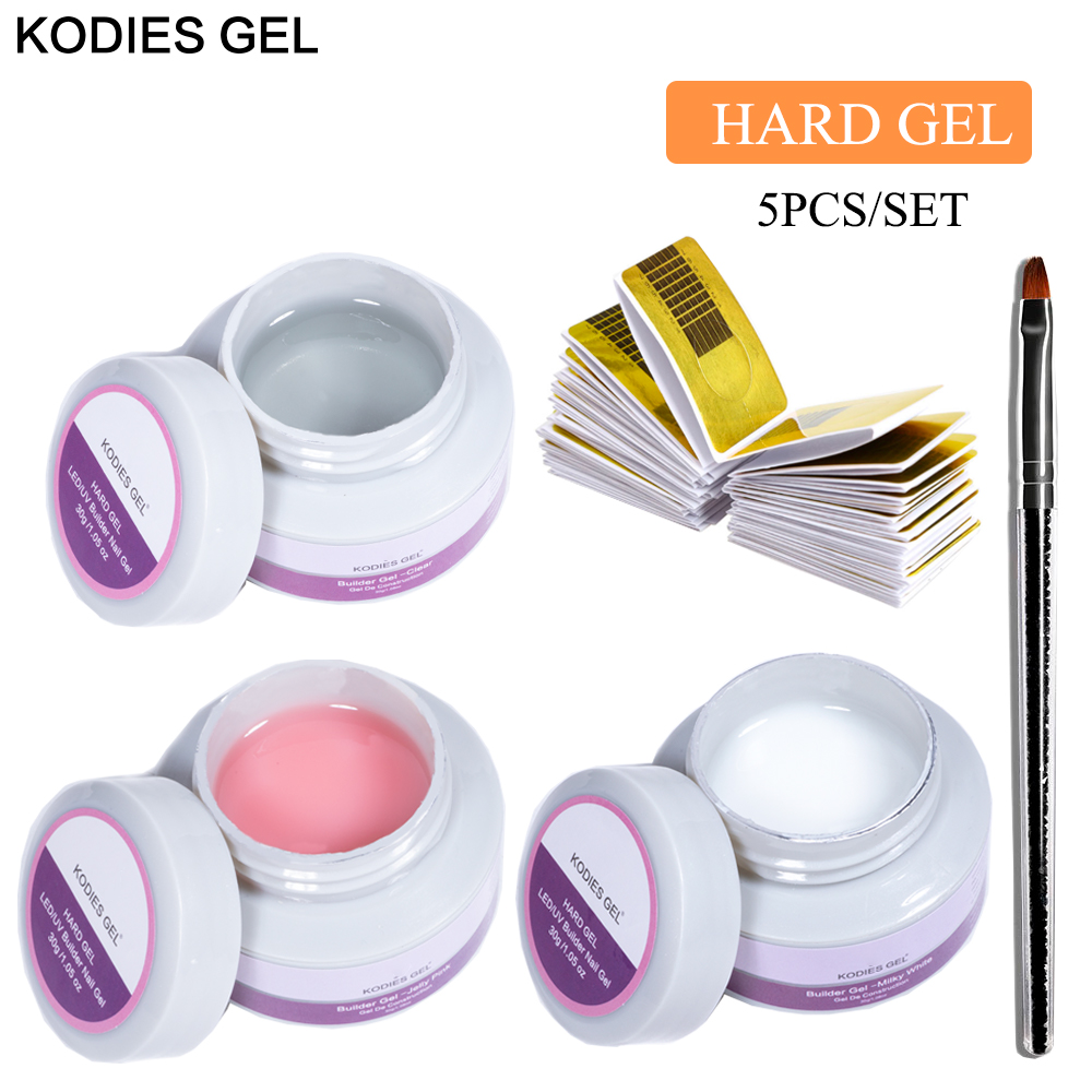 KODIES jel 5 adet/takım Uv olu - Polygel Nail Kit incelemesi ve fiyatı