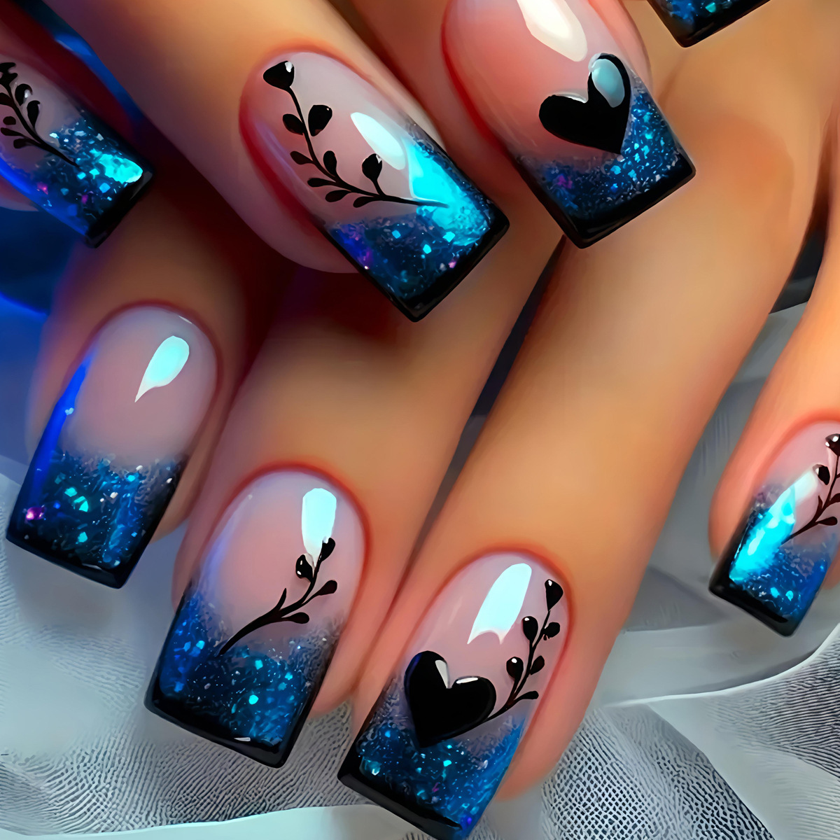 24 adet/set Kısa Orta Uzun Sah - Nail Art Y2K incelemesi ve fiyatı