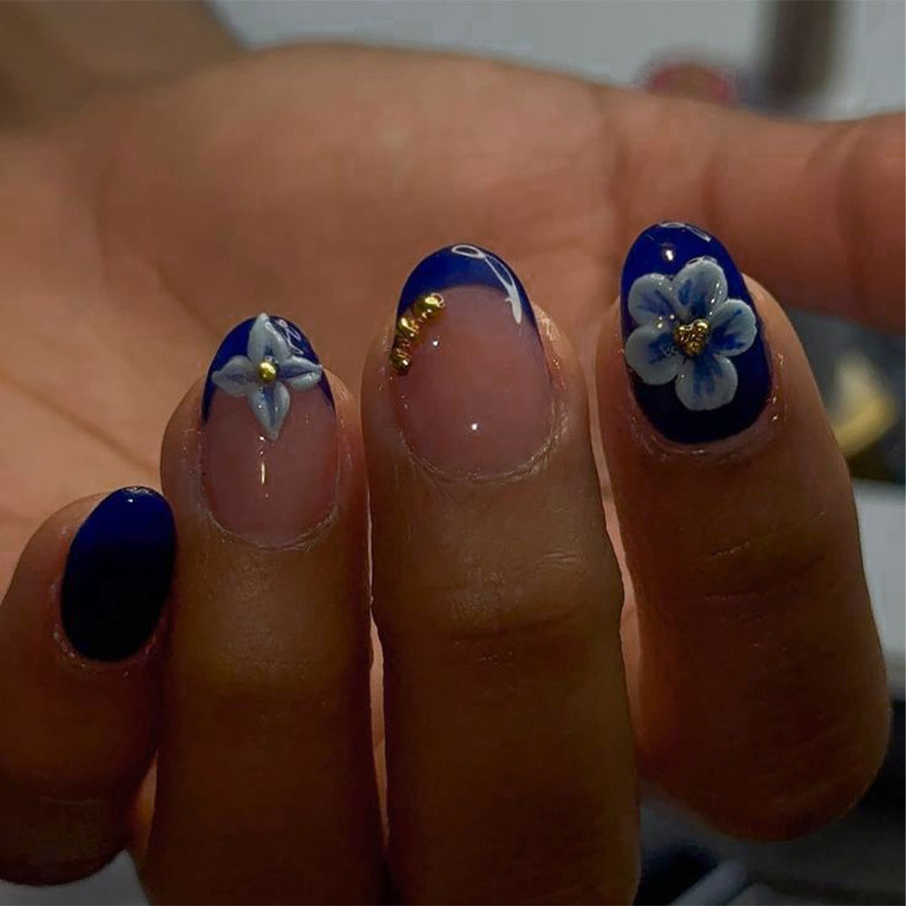 24 adet Kısa Oval 3D Jel Tırna - Nail Art French incelemesi ve fiyatı