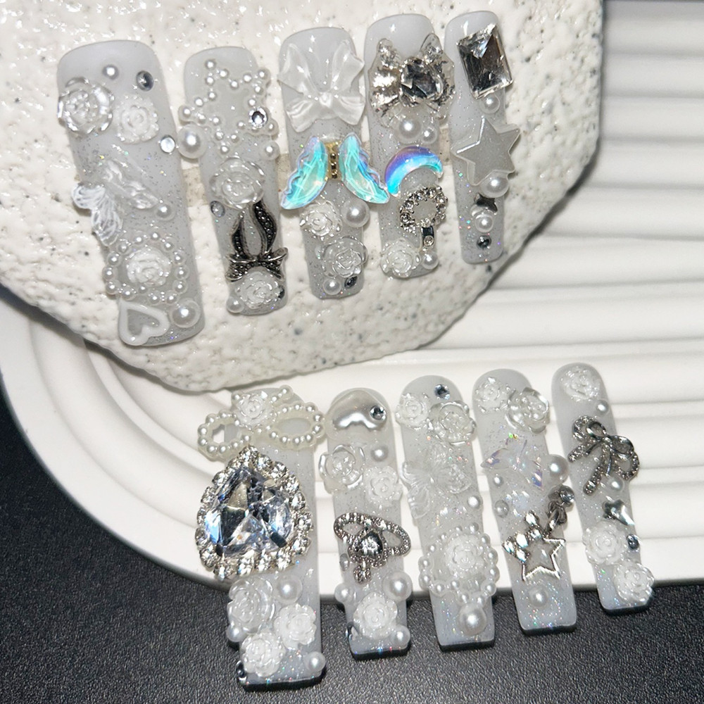10 Adet Sevimli Jirai Kei Beya - Nail Art Y2K incelemesi ve fiyatı