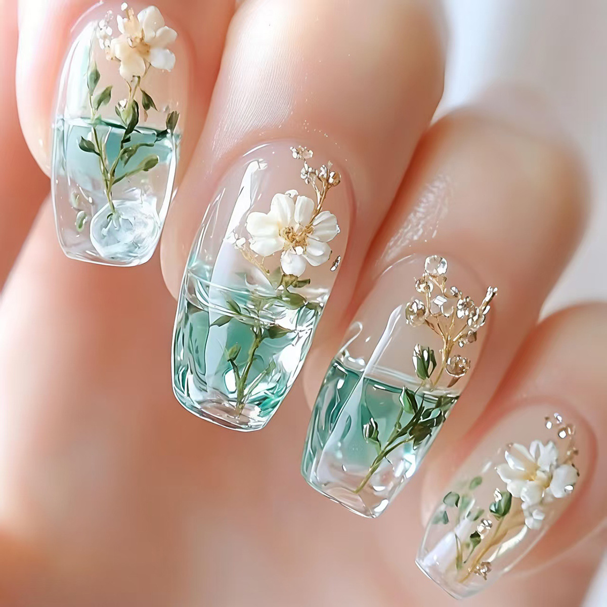 Kadınlar ve kızlar için orta b - Nail Art Flower incelemesi ve fiyatı