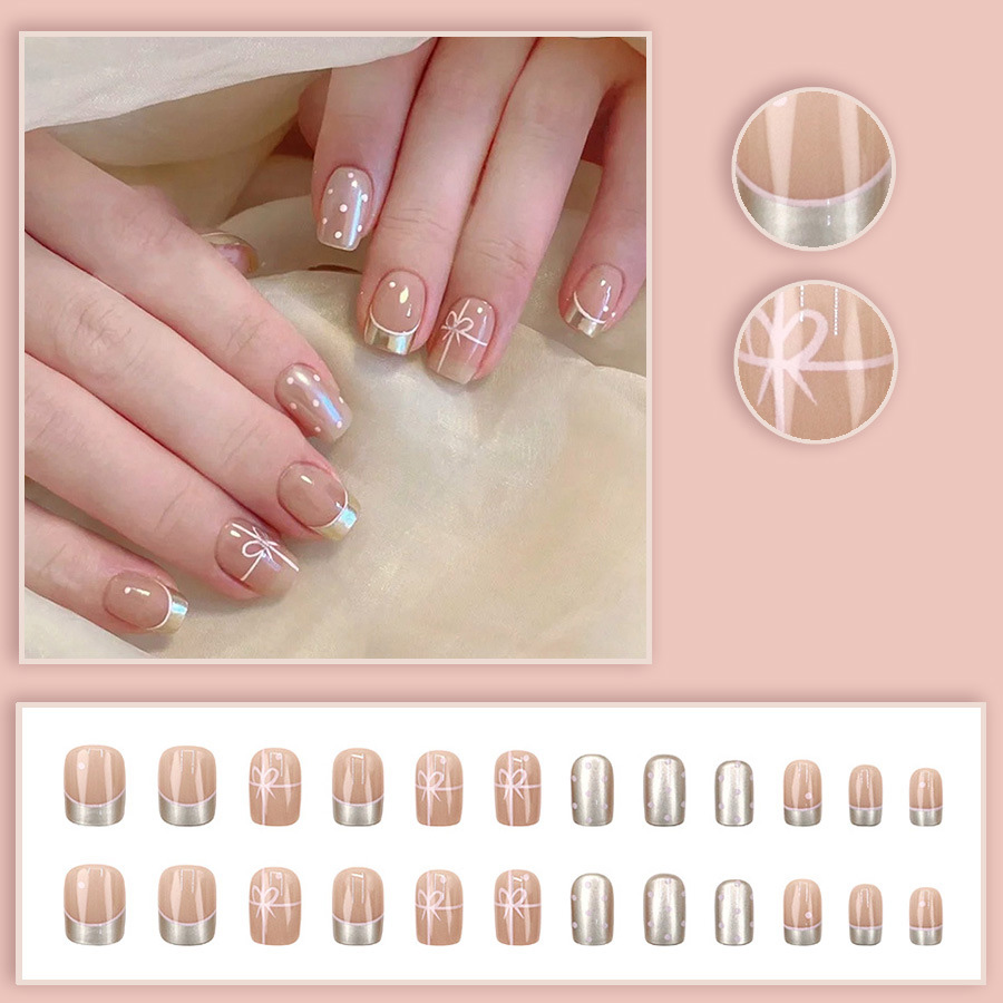 Kadınlar ve kızlar için kısa k - Nail Art French incelemesi ve fiyatı