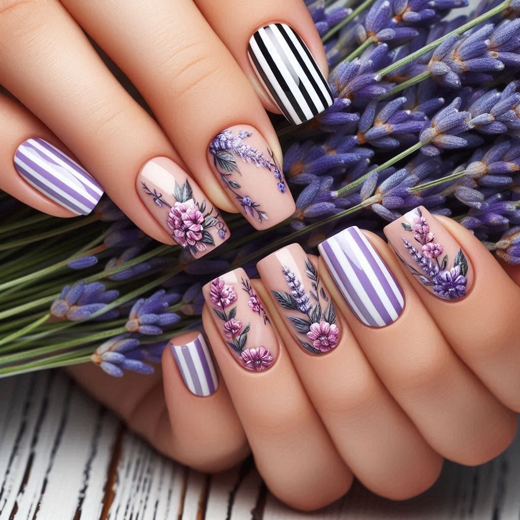 Kadınlar ve kızlar için orta b - Nail Art Flower incelemesi ve fiyatı