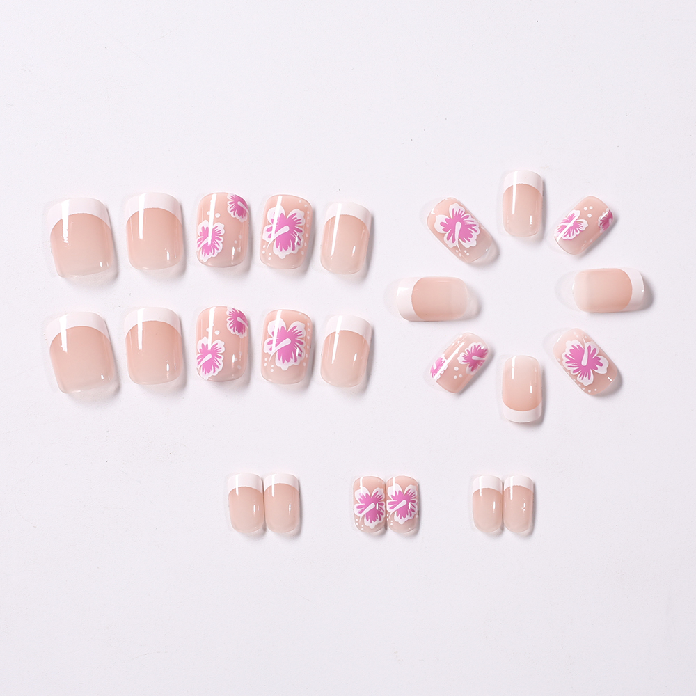24 adet fransız çiçek yanlış ç - Nail Art Flower incelemesi ve fiyatı
